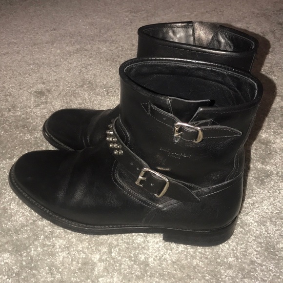 Saint Laurent biker boots - Picture 2 of 4